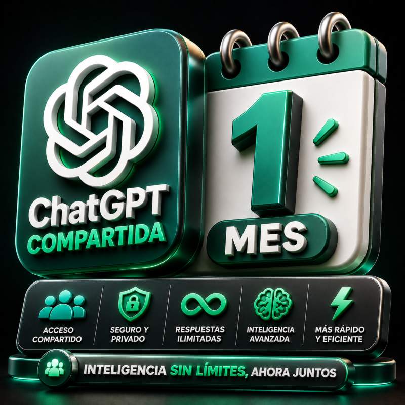 ChatGPT CUENTA COMPARTIDA  1 MES