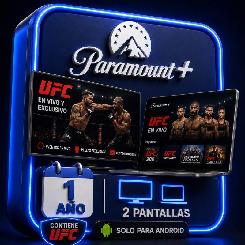 PARAMOUNT PLUS 1 AÑO