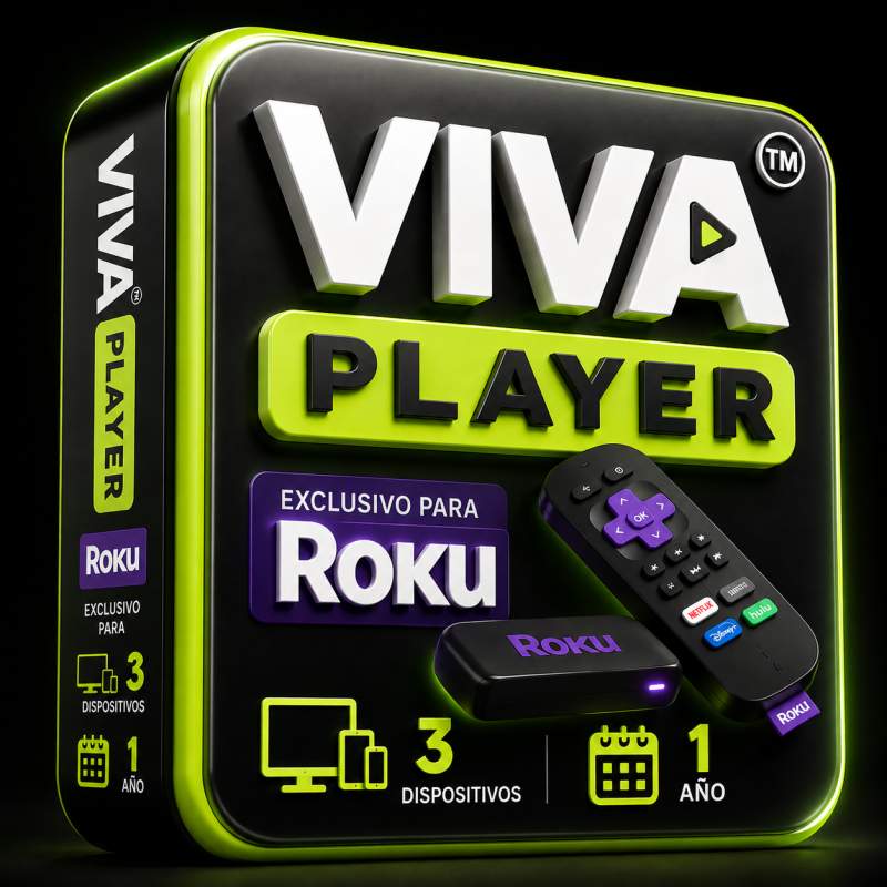 TELEVISION IPTV PARA ROKU 1 AÑO